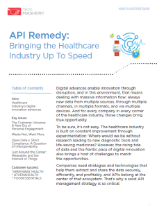 Bringing Healthcare Industry up to speed cover image 1 226x300 - API Remedy: Bringing the Healthcare Industry Up To Speed