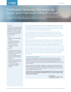 Profitable Network Services cover image 233x300 - Profitable Network Services via Dedicated Network Infrastructure