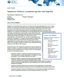 Accelerate App Dec with Huge ROI cover 260x320 - Salesforce1 Platform: Accelerate App Dev with Huge ROI