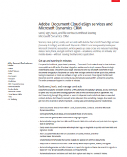 Document Cloud eSign serivces and Microsoft Dynamics CRM 260x320 - Adobe eSign Services for Microsoft Dynamics