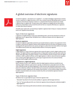 Global overview of Electrionic Signatures 260x320 - A Global Overview of Electronic Signatures