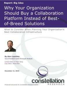why your organization should buy a collaboration platform instead of bestof breed solutions 231x300 - Why Your Organization  Should Buy a Collaboration  Platform Instead of Best- of-Breed Solutions