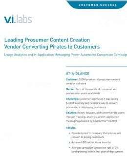 5 260x320 - Leading Prosumer Content Creation Vendor Converting Pirates to Customers