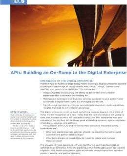 API Building on Ramp 260x320 - APIs: Building an On-Ramp to the Digital Enterprise