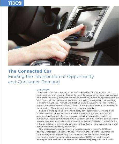 the connected car - The Connected Car: Finding the Intersection of Opportunity and Consumer Demand