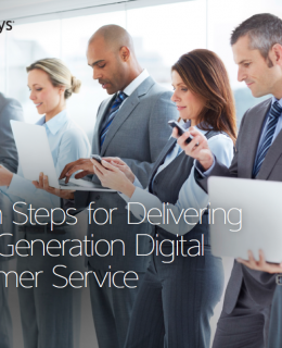 Seven Steps for Delivering Cover 260x320 - Seven Steps for Delivering Next-Generation Digital Customer Service