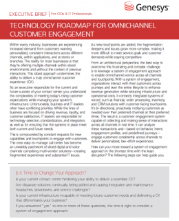 Tech Roadmap for Omnichannel Cover 260x320 - Technology Roadmap for Omnichannel Customer Engagement