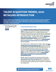 481553 Retail Aberdeen Talent Acquisition Trends 2016 Retailers Introduction cover 231x300 - Aberdeen Talent Acquisition Trends, 2016: Retailers Introduction