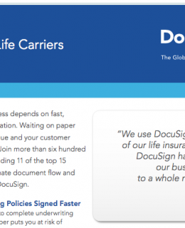 DocuSign for Life Carriers