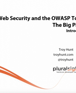 Web Security and the OWASP Top 10: The Big Picture
