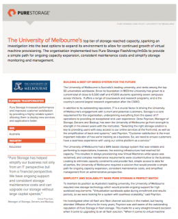 University of Melbourne Customer Case Study