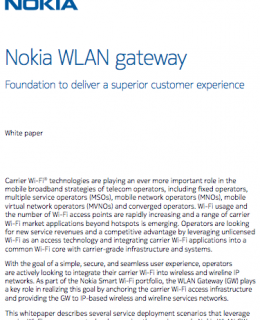 Nokia WLAN gateway