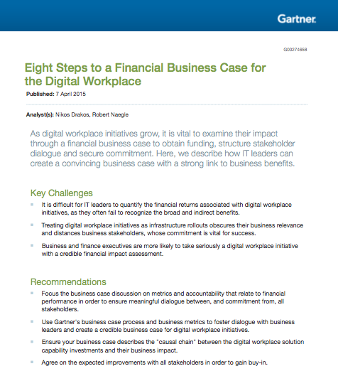 Screen Shot 2017 01 06 at 7.52.18 PM - Eight Steps to a Financial Business Case for the Digital Workplace