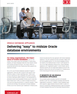 Delivering “easy” to midsize Oracle database environments