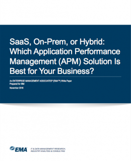 SaaS, On-Prem, or Hybrid: Which Application Performance Management (APM) Solution is Best for Your Business?