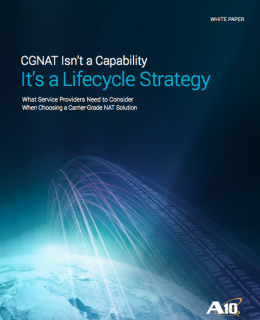 CGNAT Isn’t a Capability – It’s a Lifecycle Strategy