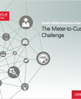 Oracle Utilities Solutions Overview – The Meter-to-Customer Challenge