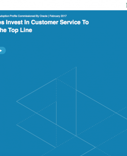 Enterprises Invest In Customer Service To Support The Top Line