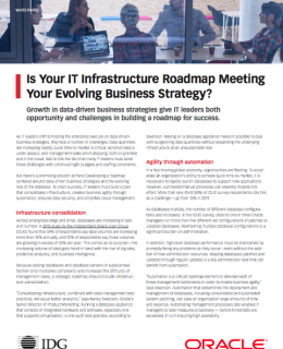 White paper: Is Your IT Infrastructure Roadmap Meeting Your Evolving Business Strategy?