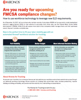 Guide: Are you ready for upcoming FMCSA compliance changes?