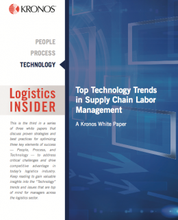 Top Technology Trends in Supply Chain Labor Management