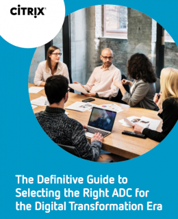 NetScaler ADC Software First eBook – The Definitive Guide to Selecting the Right ADC for the Digital Transformation Era