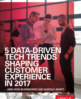 5 DATA-DRIVEN TECH TRENDS SHAPING CUSTOMER EXPERIENCE
