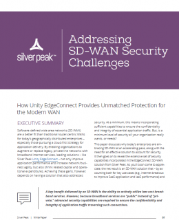 Addressing SD-WAN Security Challenges