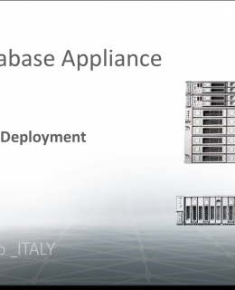 ODA Demo Video  ITALY cover 260x320 - Installazione Semplice e Veloce di Oracle Database Appliance