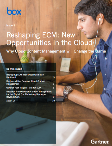 Screen Shot 2018 02 19 at 11.54.06 AM - Gartner Newsletter, Reshaping ECM: New Opportunities in the Cloud
