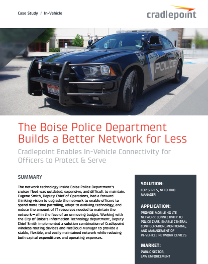 1 - The Boise Police Department Builds a Better Network for Less