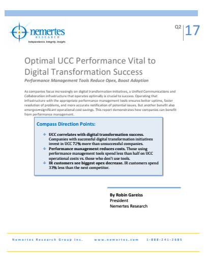 2 4 - Optimal UCC Performance Vital to Digital Transformation Success