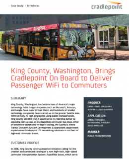 6 260x320 - King County, Washington, Brings Cradlepoint On Board to Deliver Passenger WiFi to Commuters