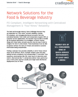 network 260x320 - Network Solutions for the Food & Beverage Industry