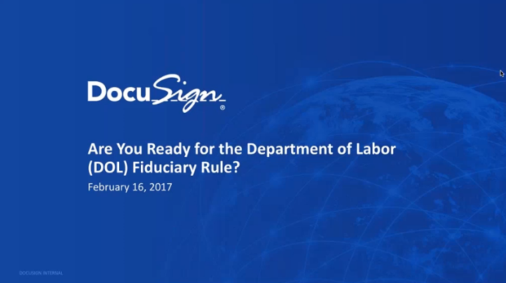7 1 - Are You Ready for the Department of Labor (DOL) Fiduciary Rule?
