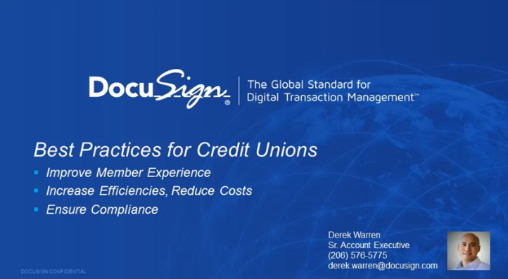 8 1 - Best Practices Webinar for Credit Unions