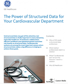 The Power of Structured Data for Your Cardiovascular Department