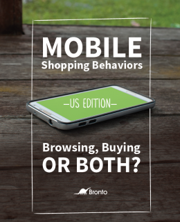 Bronto MobileTrends US Final cover 260x320 - Mobile Shopping Behaviors: Browsing, Buying or Both?