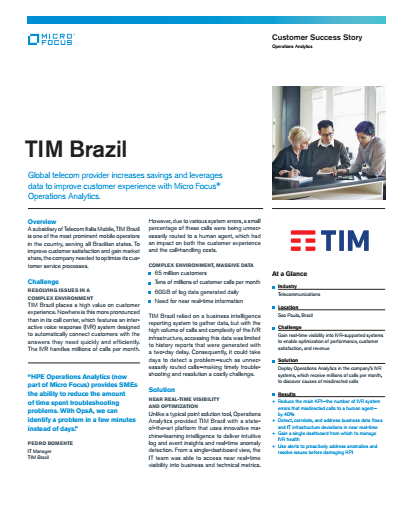 1 8 - Global telecom provider increases savings and leverages data to improve customer experience