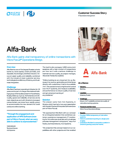 1 9 - Learn how Alfa-Bank makes IT operations transparent to the business