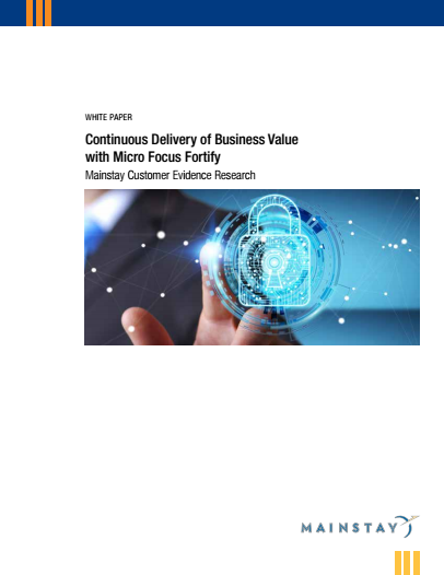 2 1 - Continuous Delivery of Business Value with Fortify