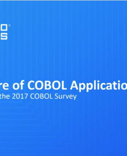 THE FUTURE OF COBOL APPLICATIONS