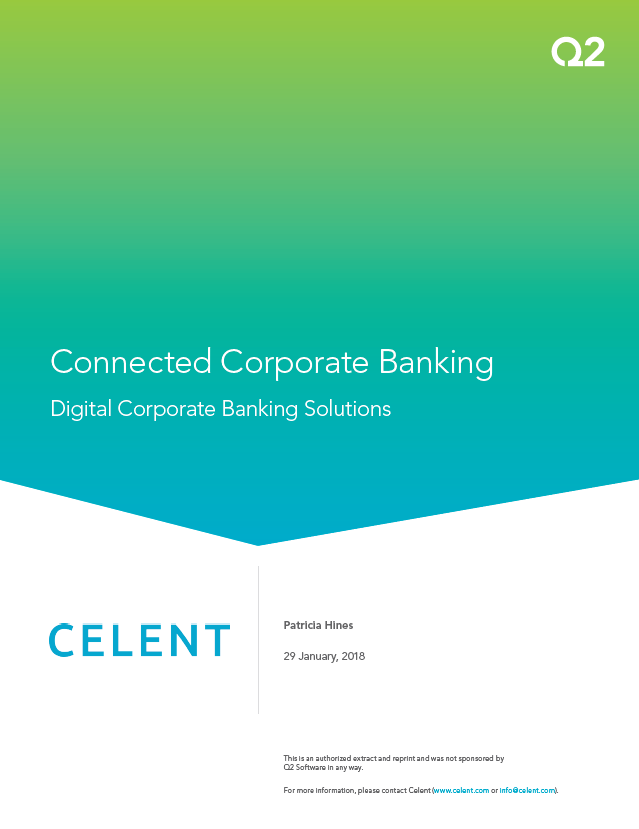 celent report connected corporate banking cover - Connected Corporate Banking: Digital Corporate Banking Solutions