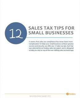 12 Sales Tax Tips For Small Businesses
