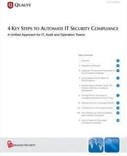 4 Key Steps to Automate IT Security Compliance