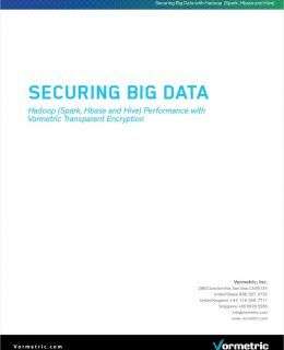 Securing Big Data: Hadoop Performance with Vormetric Transparent Encryption