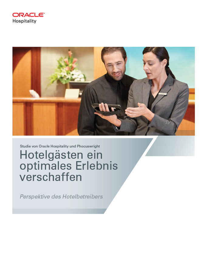 Guest Experience Hotelier Perspective cover - Hotelgästen ein optimales Erlebnis verschaffen - Perspektive des Hotelbetreibers