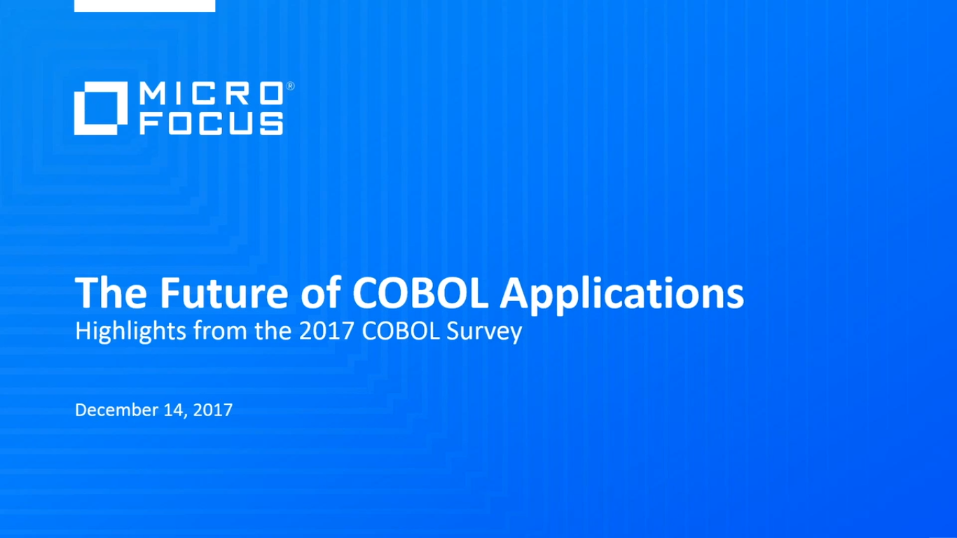 COBOL the future of cobol webinar cover - The Future of COBOL Applications