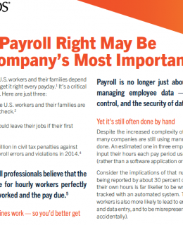Getting Payroll Right May Be Every Company’s Most Important Job
