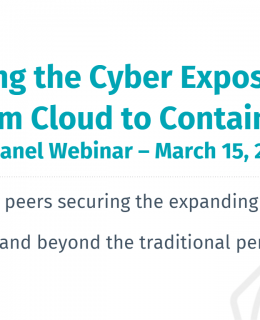 Reducing Cyber Exposure from Cloud to Containers_5 Key Learnings from the CISO POV_cover1